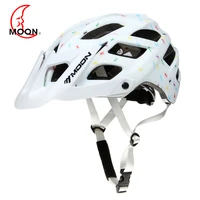 moon bicycle helmet women safety bike helmet off road multicolor ant pattern super mountain professional cycling helmet