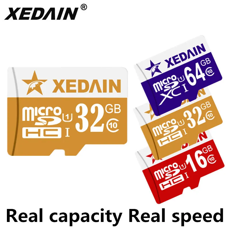 100% оригинальный бренд Экстрим новая версия Micro SD XEDAIN карта памяти 16G/32 GB/64 GB class10 32