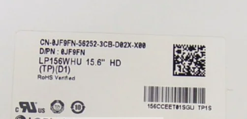 LP156WHU-TPD1 LP156WHU (TP) (D1) TP D1 Матрица для ноутбука 15 6 &quot30Pin eDP HD 1366X768 матовый светодиодный