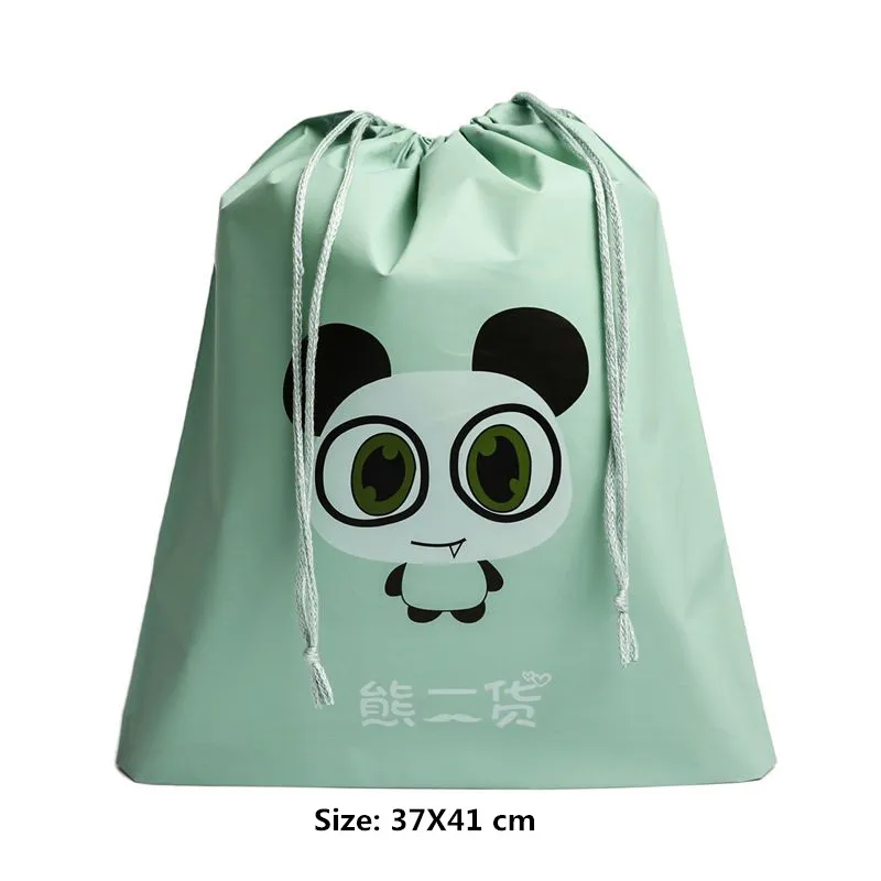 Mint Green-L 37X41cm Водонепроницаемый Косметический мешок для хранения туалетных принадлежностей и одежды и обуви сумки-органайзеры для шкаф для ванной комнаты дорожный шкаф Органайзер сумка - Цвет: Mint Green-L 37X41cm