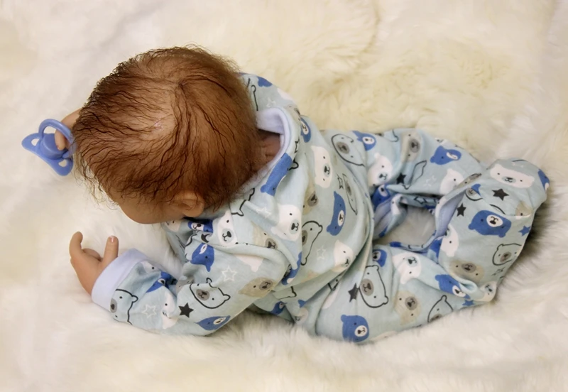 Кукла реборн NPK мягкая силиконовая Реалистичная 50 см