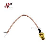 1pc lower loss reserve polarity sma female inner pin to open end 15cm pigtail cable rg316