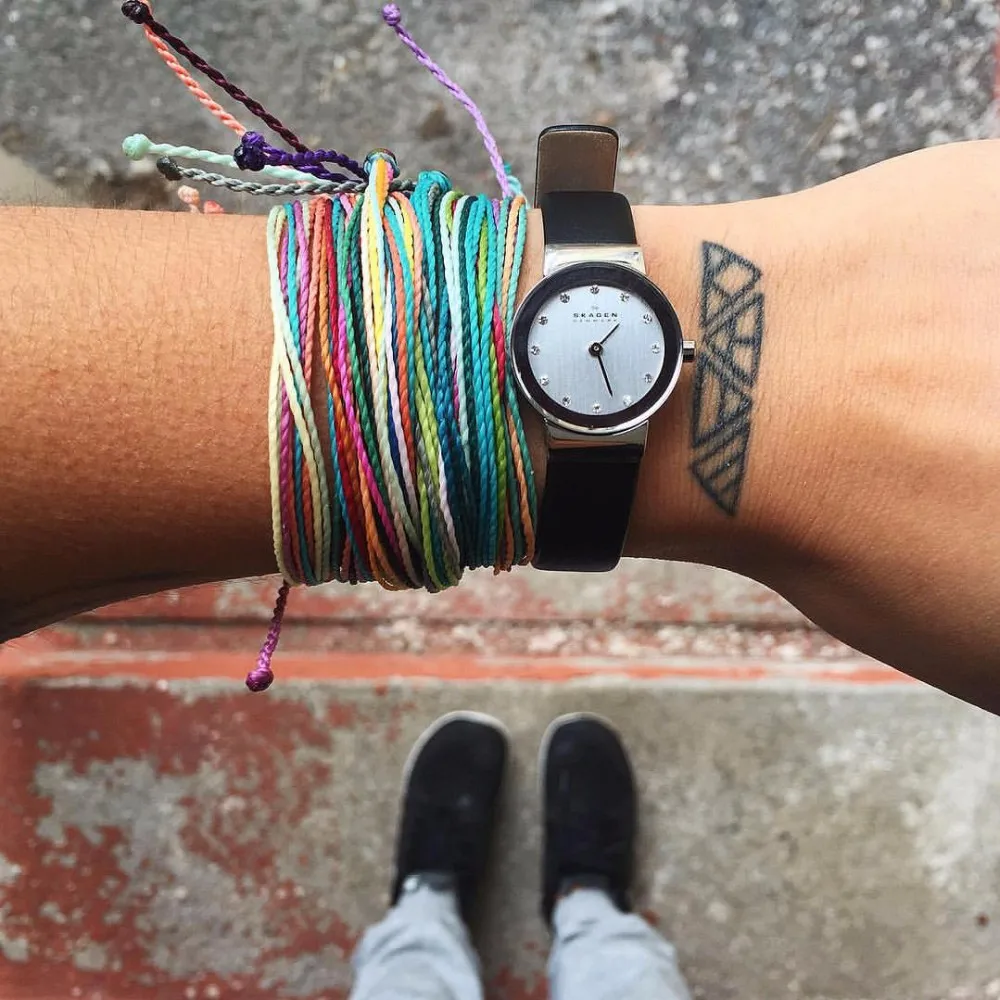 Браслеты дружбы ракушки Шарм-браслет кисточка веревка в стиле бохо Женские