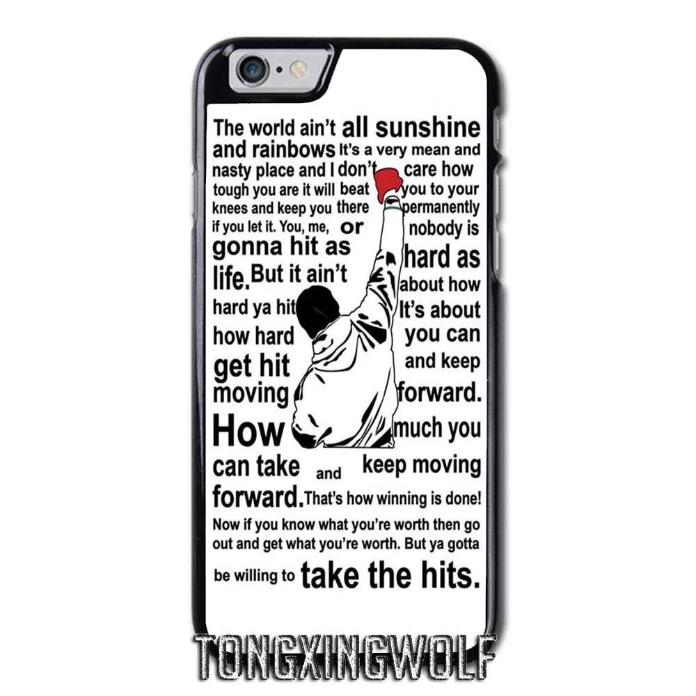 Рокки Бальбоа чехол для iPhone 4 4S 5 5C 5S SE 6 6S 7 8 Plus x Xiaomi Redmi Note oneplus 3 4x3 S |