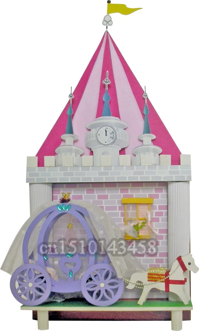 238series wooden house puzzle model DIY construction toys present or gift | Игрушки и хобби