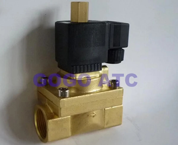 Соленоидный клапан высокого давления из ПТФЭ 30 бар для воды 3/4 BSP 1 дюйм 220 в