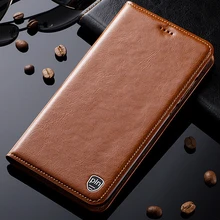 For Meizu Meilan Note 3 / Meizu M3 Note Case Genuine Leather Stand Flip Magnetic Mobile Phone Cover + Free Gift