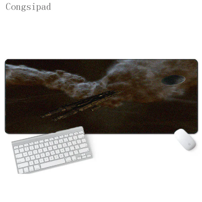 Congsipad Eve Online космический корабль Вселенная пейзаж PC геймер коврики коврик для мыши большой размер 300X600X2 мм игровой коврик для мыши ноутбук коврик для мыши