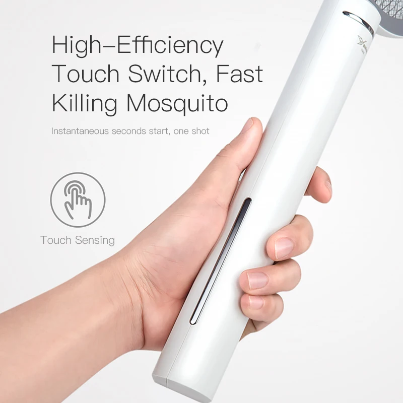 YAGE электрическая ловушка для комаров 2700V USB Смарт сенсорный выключатель Перезаряжаемые Батарея Moustique ракетки фрукты моски убийц мух