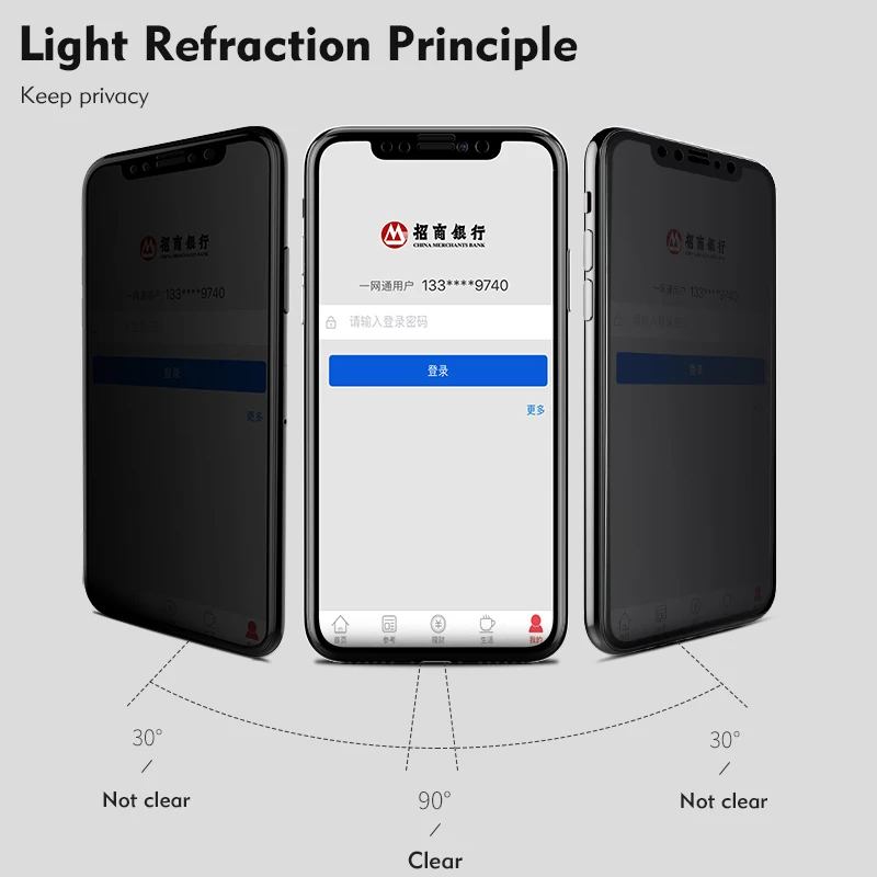 Для iPhone X стекло Benks KR + Pro конфиденциальности Анти шпион 3D изогнутое полное