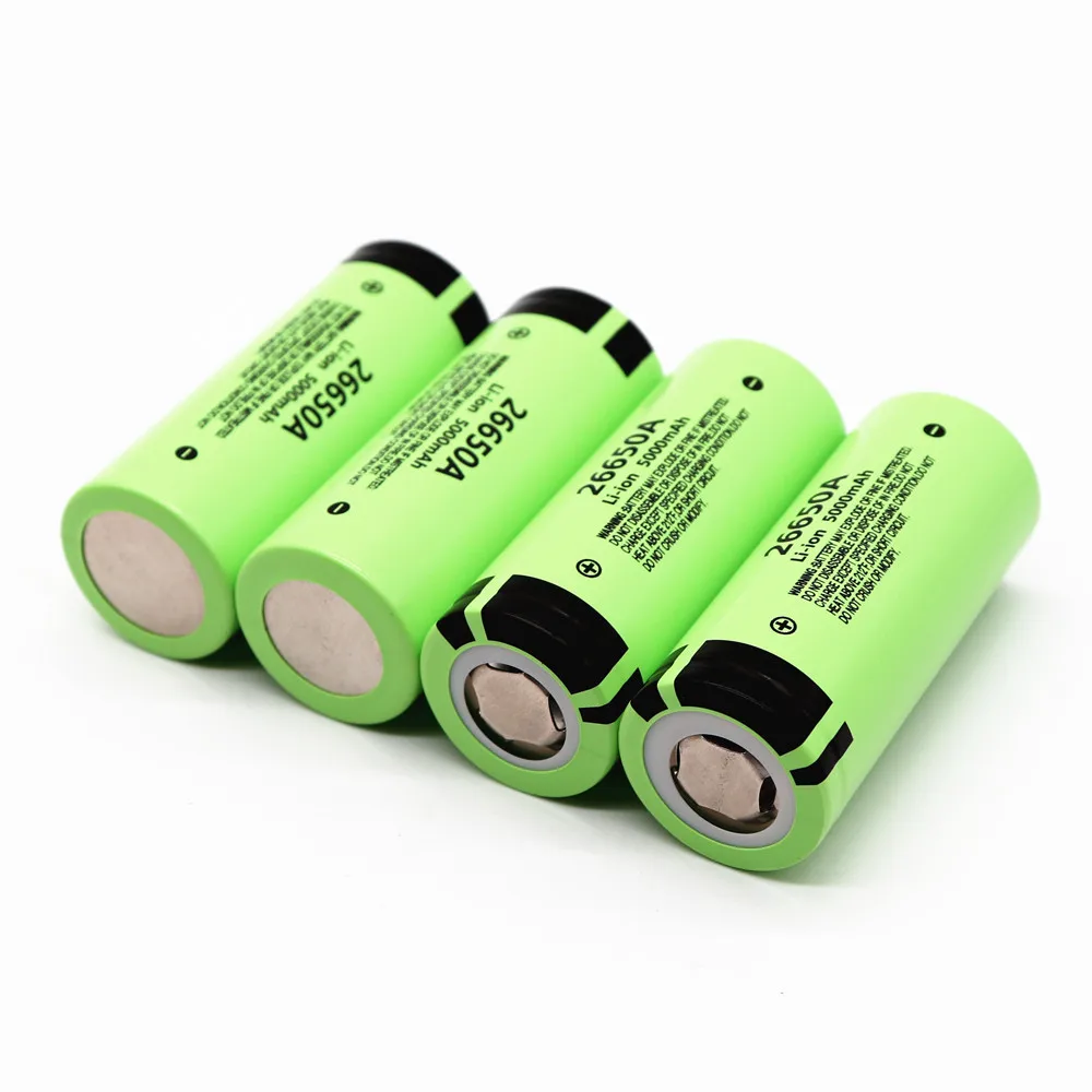 Оригинальный большой емкости 26650 Li аккумулятор 3 7 V 5000 0 MAH подходит для Panasonic 26650A