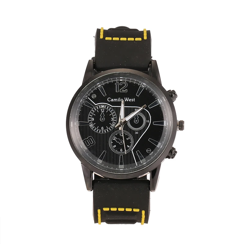Famous Brand Quartz Watches Men Silicone Strap Relogio Masculino Military Sports Watch Clock Zegarki Meskie | Наручные часы