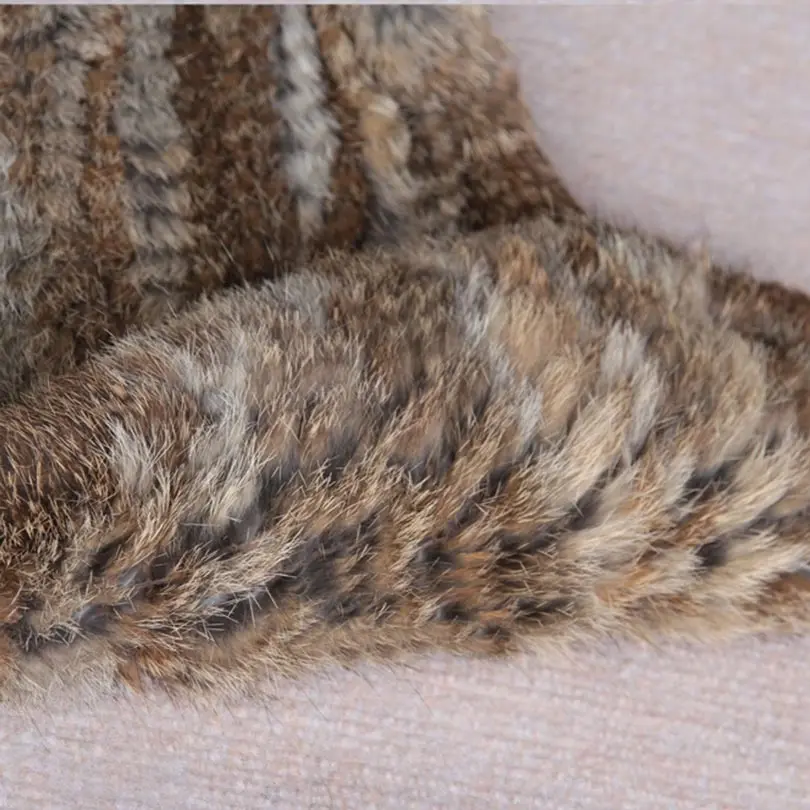 Новинка 2019 Женское зимнее и осеннее пальто из натурального меха женское вязаное