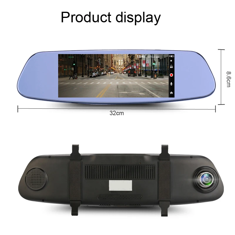 Vtopek 7 &quotсенсорный экран Автомобильная камера dash cam ночное видение g-сенсор