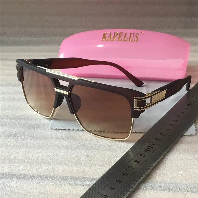 Солнцезащитные очки KAPELUS в металлической оправе мужские солнцезащитные