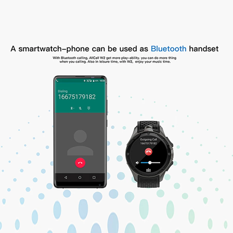 AllCall W2 Android 7 0 4 ядра IP68 водонепроницаемый смарт-часы-телефон активно-матричные