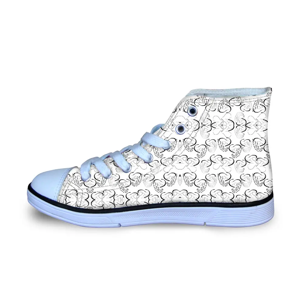 

Anesthesia Anesthesiologist Fabric Army Red Cross Children's High-Top Canvas Shoes Halloween Christmas gift