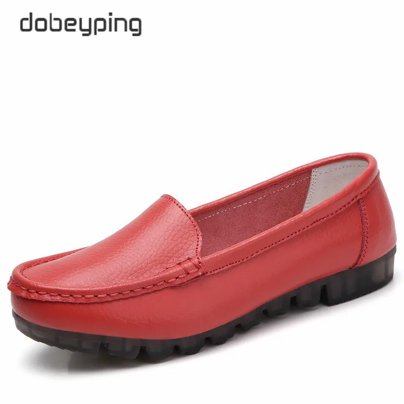 Новинка сезон весна-осень женская обувь женские мокасины из натуральной кожи на