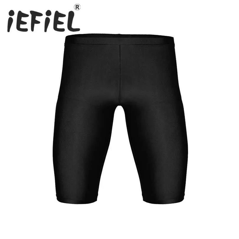 Модные мужские летние эластичные облегающие шорты iEFiEL для отдыха быстросохнущие
