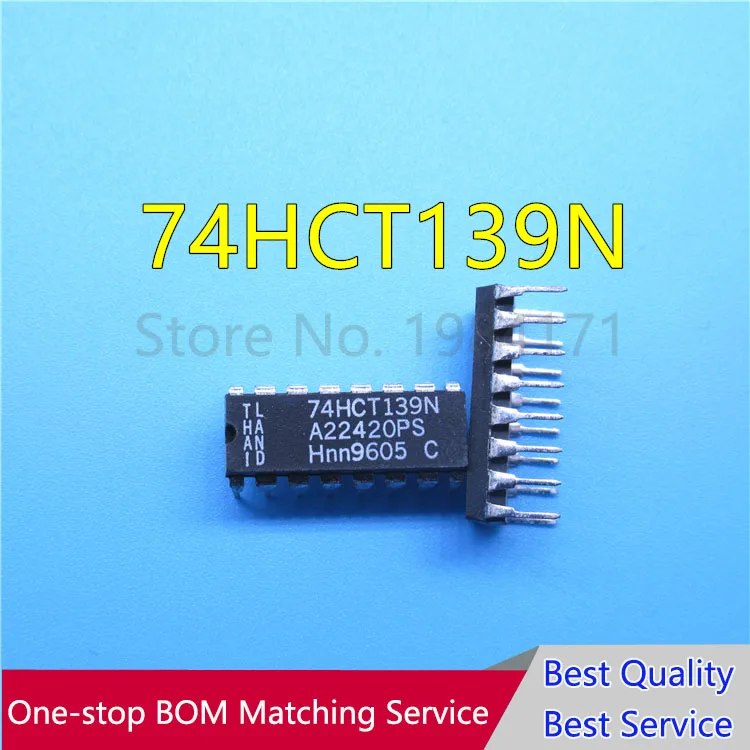 10 шт. SN74HCT139N 74HCT139 CT139N двойной 2-линейный к 4-линейный декодеры/DEMULTIPLEXERS IC NEW |