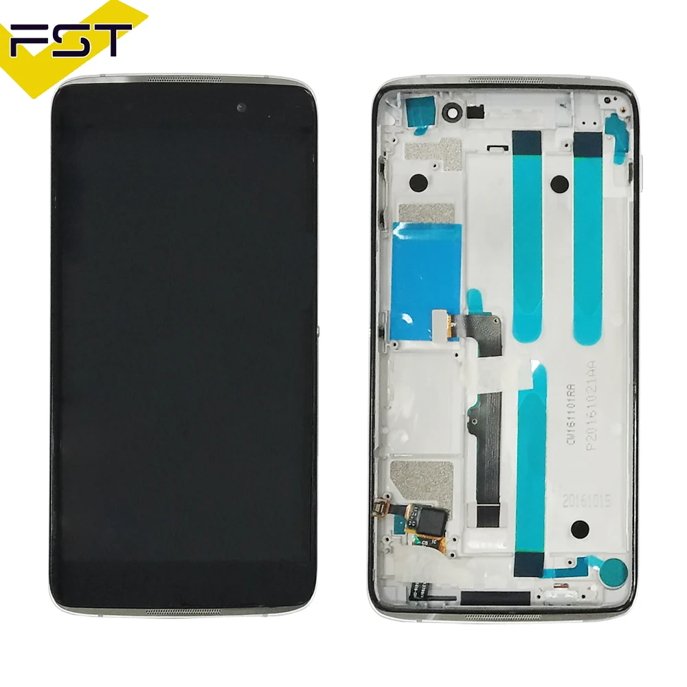 ЖК дисплей + дигитайзер сенсорного экрана с рамкой для Alcatel One Touch Idol 4 LTE 6055 OT6055 6055P