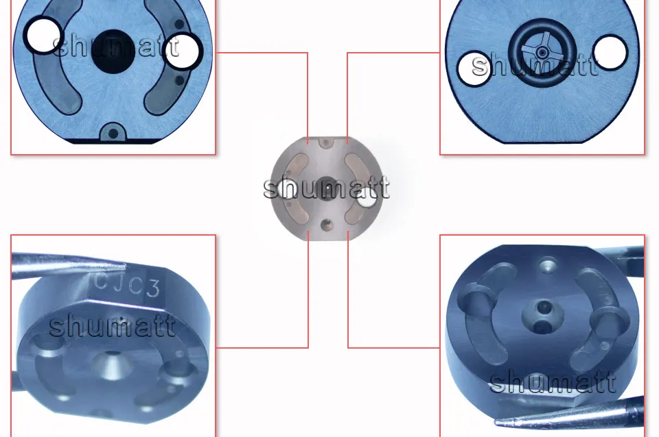 D-enso 295040-6830 CJC3 Common Rail топливный инжектор отверстие клапан пластина 2950406830