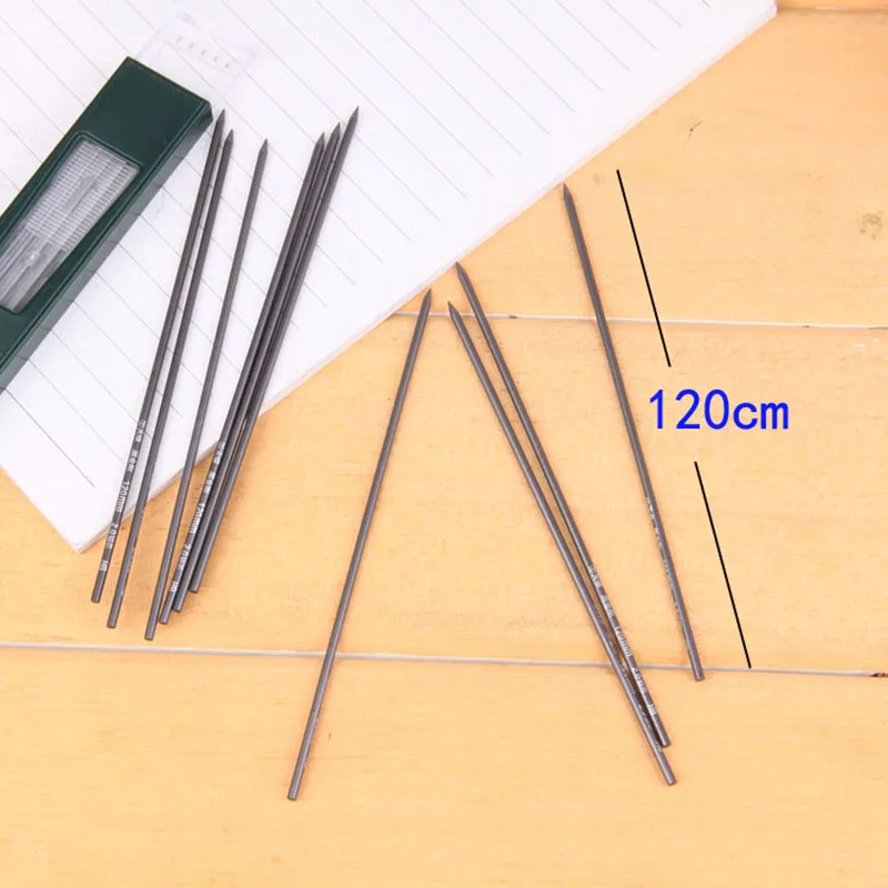 10pcs/box 2B/HB 2mm Black Mechanical Pencil Leads Chancery Refill 120mm Length Lead Replacement Office School Stationery|Механические