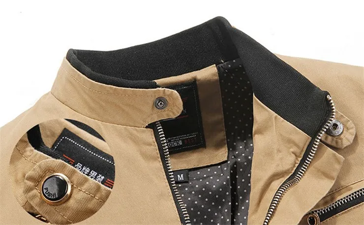 Брендовая мужская куртка 2017 модные мужские куртки одноцветные стоячий воротник