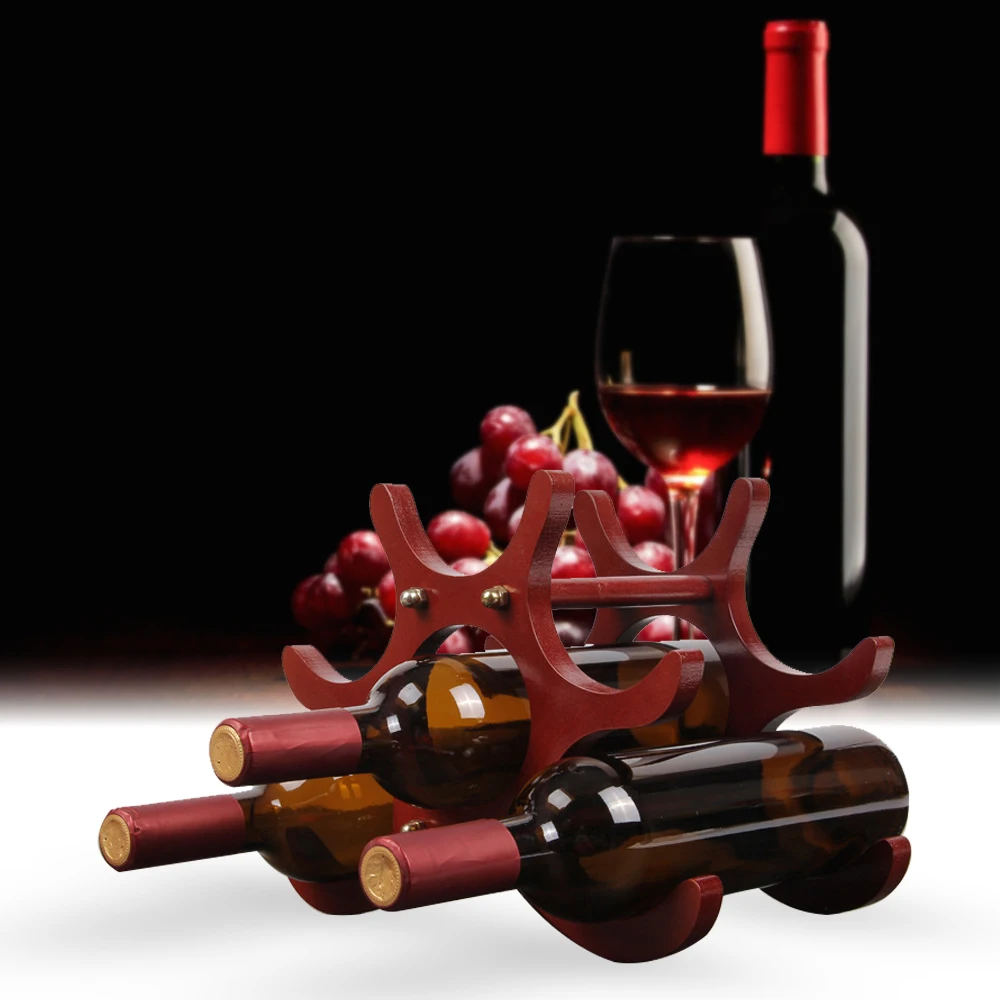 Деревянный подставка для винных бутылок 6 бутылок|wine bottle holder|wooden wine holderswine racks wooden |
