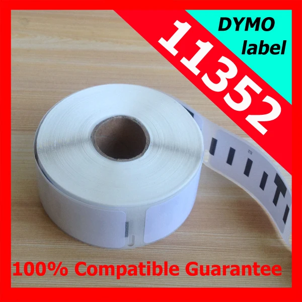 6 х Rolls Совместимость Dymo Этикетки 11352 dymo принтер бумаги бесплатная доставка B & L|label