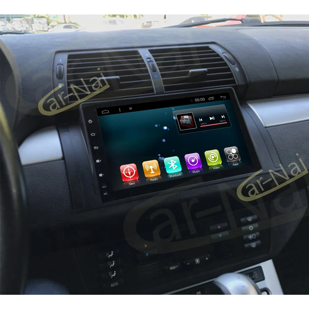Автомобильный GPS Navi 9 дюймов Android 8 1/9 0 для BMW E53 X5 E39 5 M5 1997-2006 Full Touch автомобильный