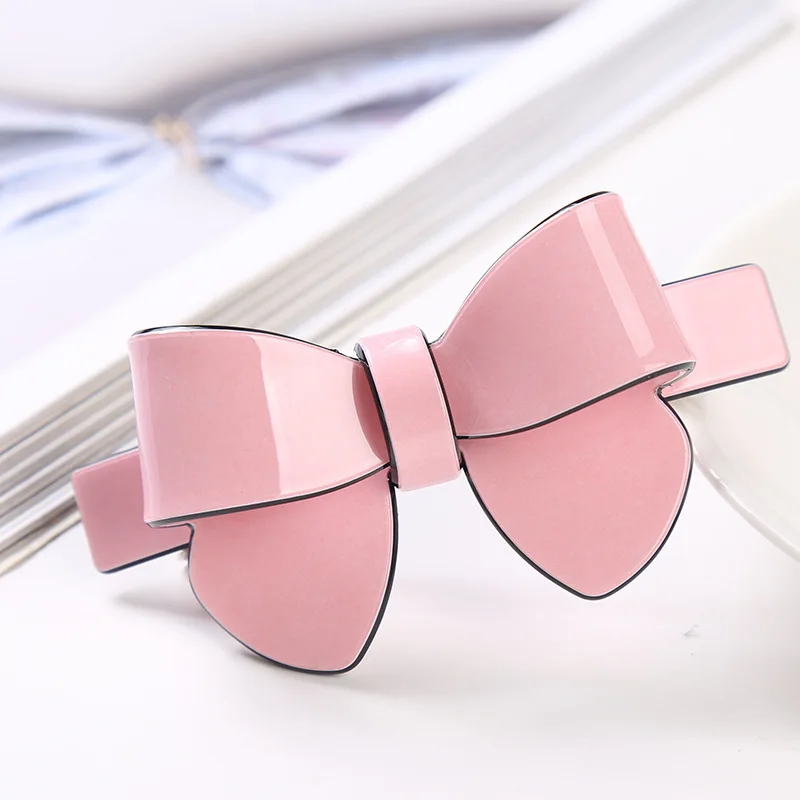 Бабочка акриловая клип шпилька для волос женщин Pin Барретт шпильки Заколки хвост