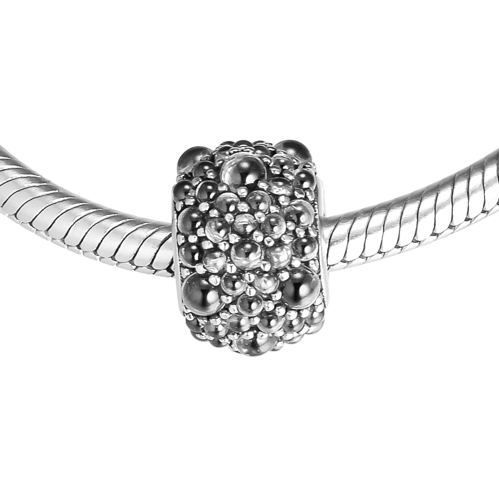 CKK подходят для браслетов Pandora белые подвески 925 оригинальные из стерлингового