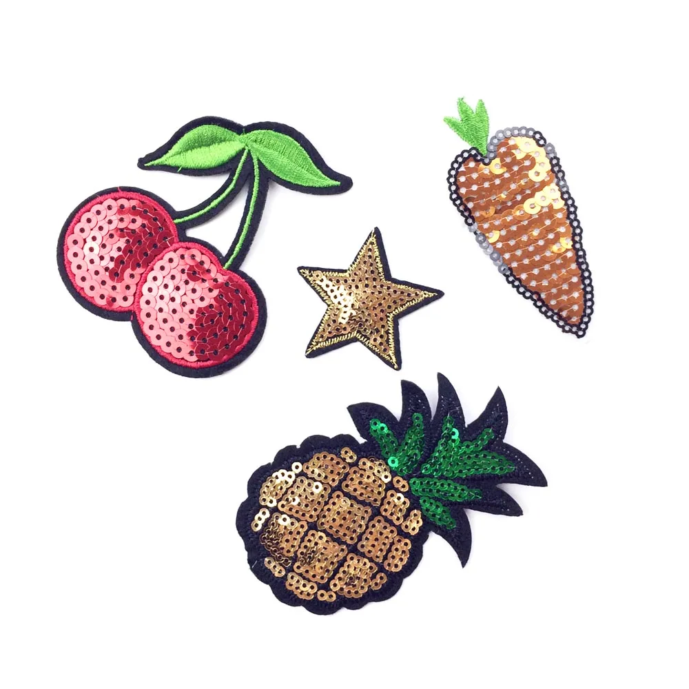 Патчи для одежды с блестками аппликации одежды|sequin iron on patches|iron patchesiron |