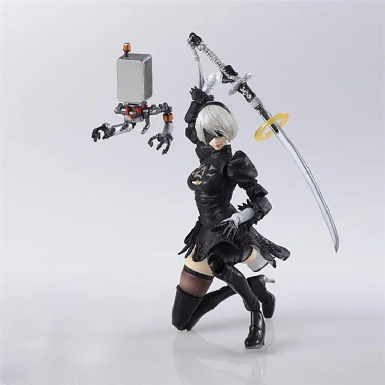 15 см Играть Искусство Kai НИР автоматов YoRHa № 2 Тип B 2B борьба Аниме ПВХ Фигурки игрушки аниме Рисунок Игрушки для Детские подарки