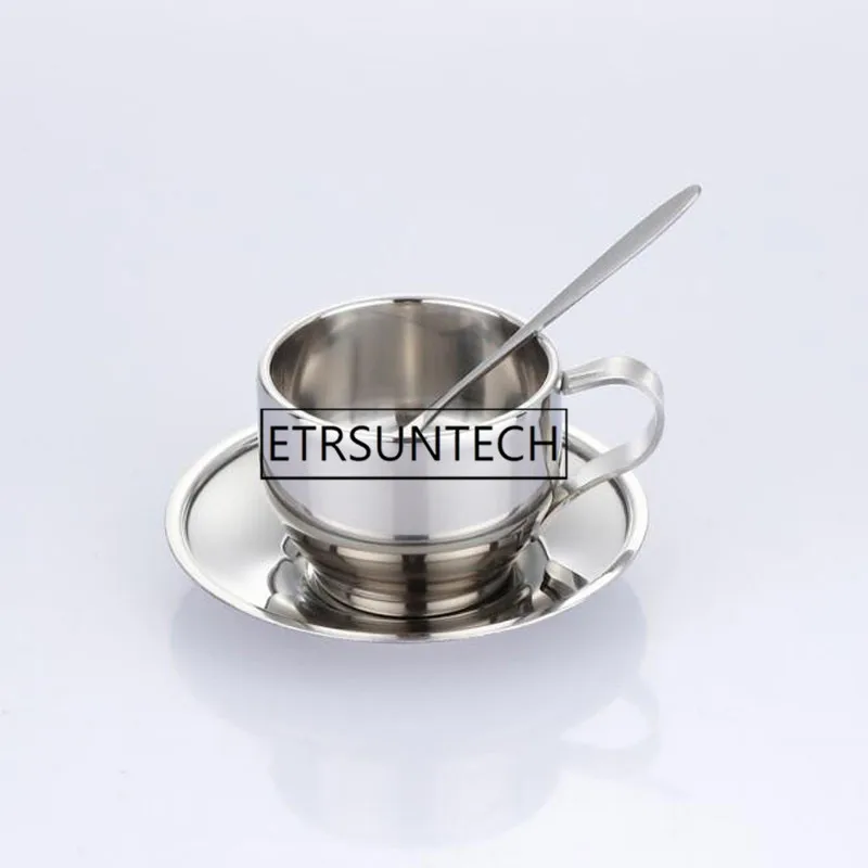 20 комплектов кофейные чашки из нержавеющей стали с двойными стенками | Дом и сад