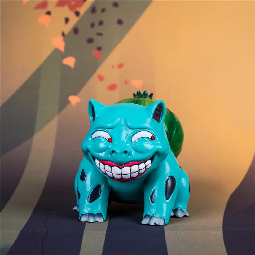 Забавная аниме игра урод Пикачу Бульбазавр чокнутый забавный в коробке ПВХ экшн