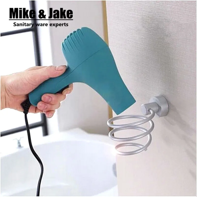 Bathroom shelf dryer rack hair Households Rack Hair Blow Dryer Holder Wall Hang Aluminum Shelf Accessories |