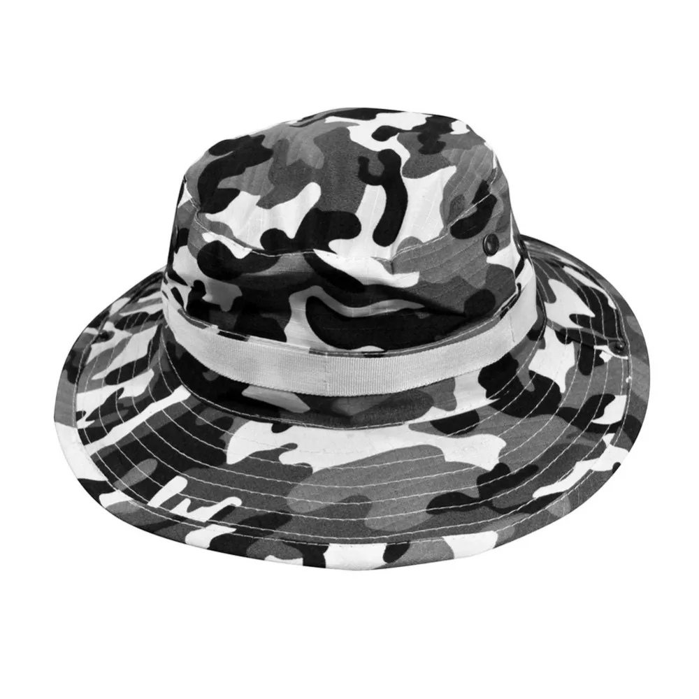 1 шт. Военная крутая Мужская камуфляжная шляпа для рыбалки шапка Панама Кепка
