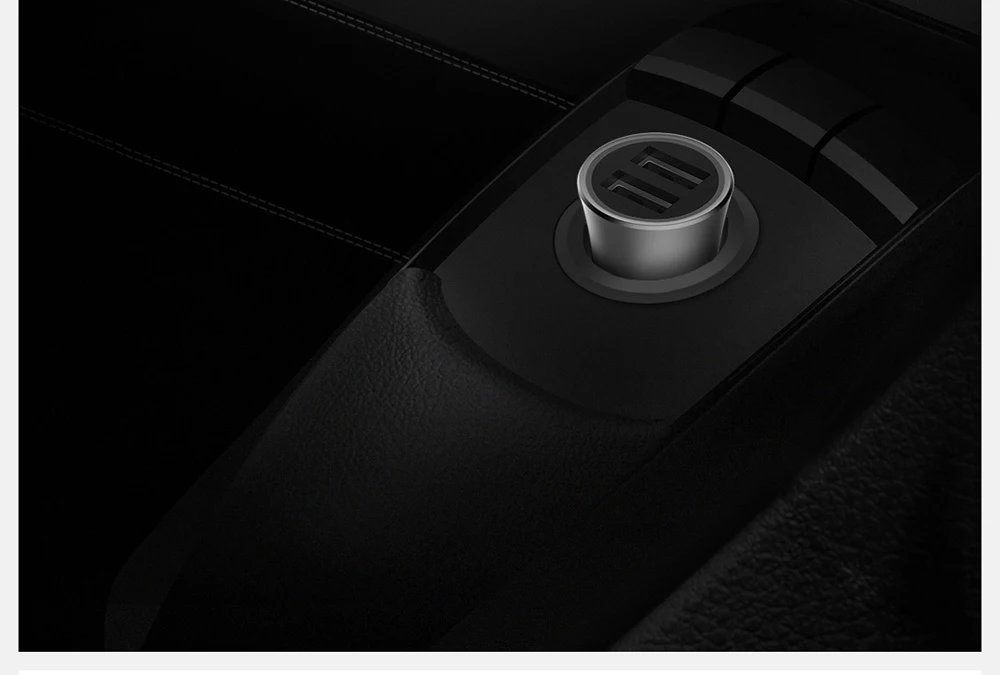 Xiaomi 18 Вт быстро автомобильное зарядное устройство белый светодиодный подскажите светильник мобильный телефон зарядное устройство для быстрой зарядки с двумя выходными портами USB быстрое зарядное устройство для автомобильного зарядного устройства