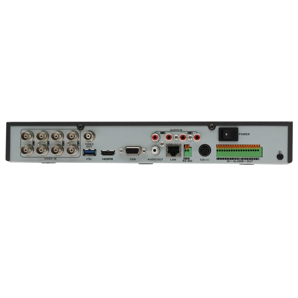 Hik Оригинальная английская версия 8CH DVR DS 7208HUHI K1 AHD CVI TVI CVBS IP 8MP для аналоговой