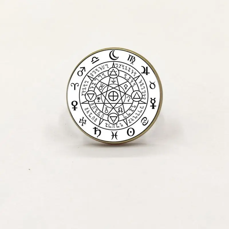 Женское серебряное кольцо Sigil черное волшебное с тремя кольцами Аксессуары для