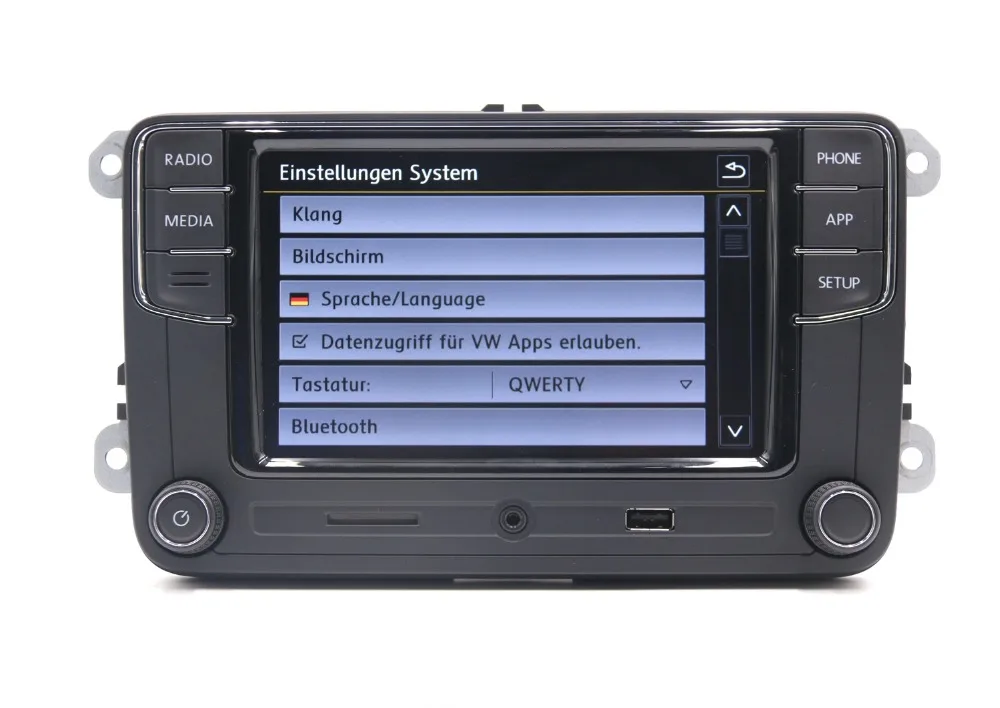 Немецкий Русский Турецкий язык RCD330 Plus CarPlay радио для VW Golf 5 Jetta MK5 MK6 CC Tiguan Passat B6 B7 Polo 6RD035187B