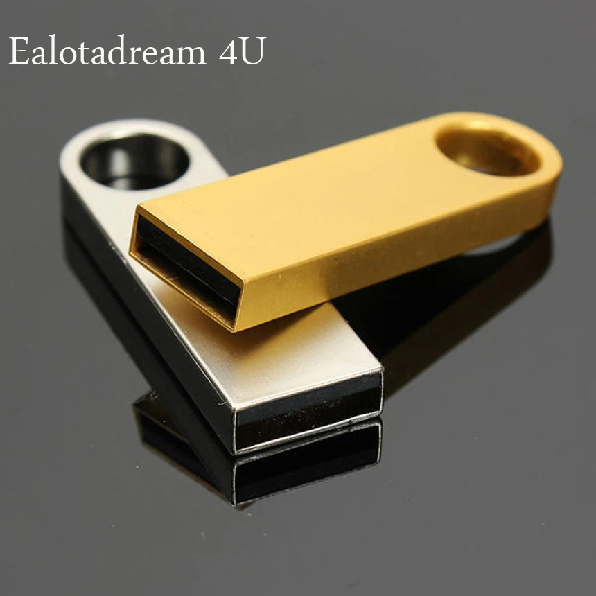 Ealotadream 4U флеш-диск USB 2 0 128 Гб 64 ГБ 32 16 8 4 мини флеш-накопитель металлический Флешка