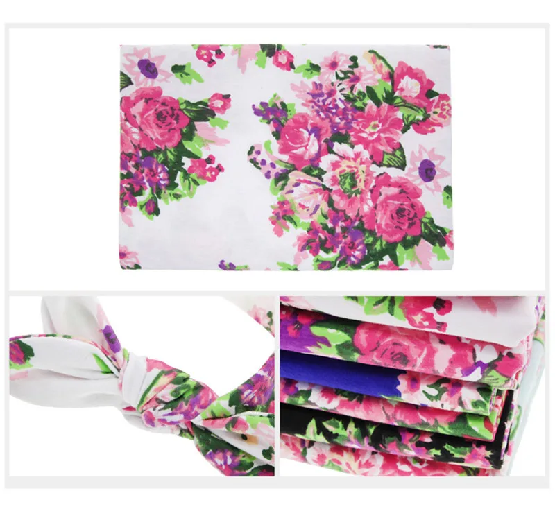 Комплект из 2 предметов для новорожденных девочек и мальчиков мягкие пеленки с