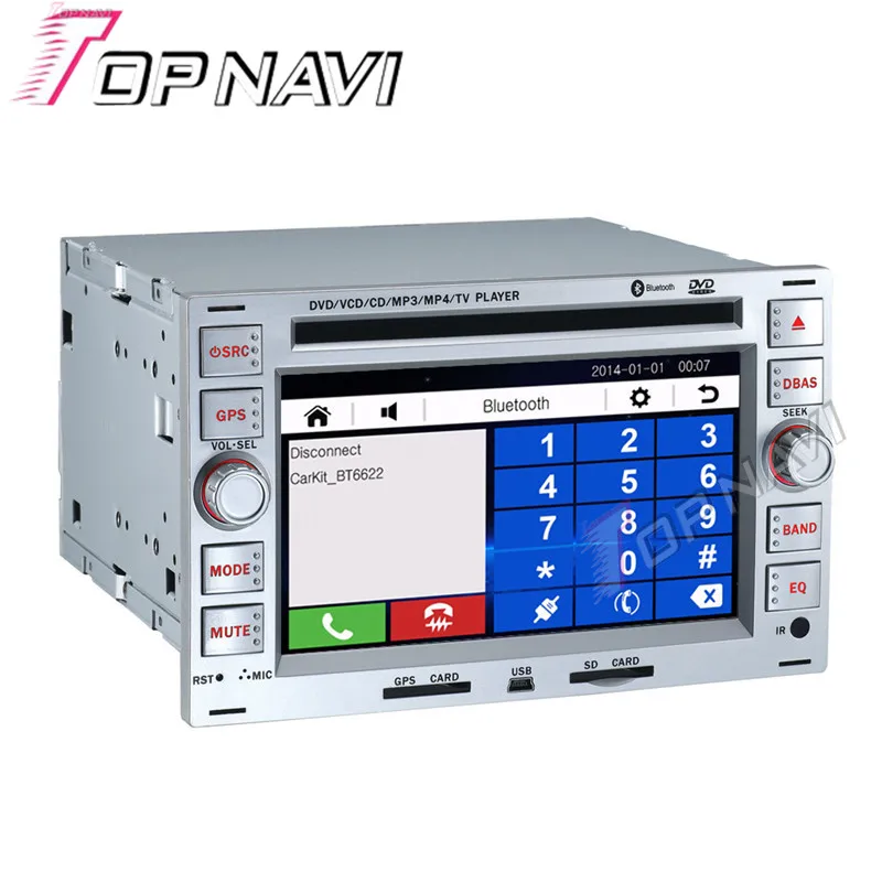 Автомобильная Мультимедийная система Topnavi DVD-плеер GPS для VW Passat/Polo/Golf 6 дюймов Wince |