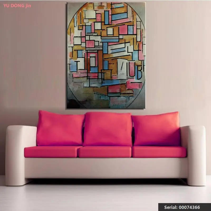 Piet Cornelies Mondrian натюрморт абстрактная живопись маслом Рисование Искусство спрей