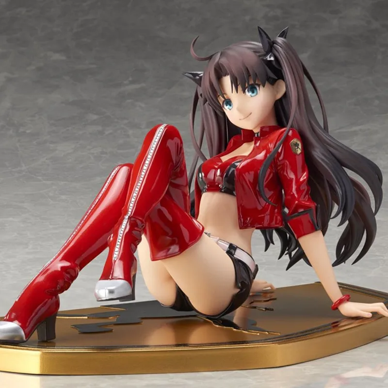 1/7 аниме сексуальная фигура Fate/Stay Night Tohsaka Rin RACING Ver. Сидящая Девочка ПВХ фигурка