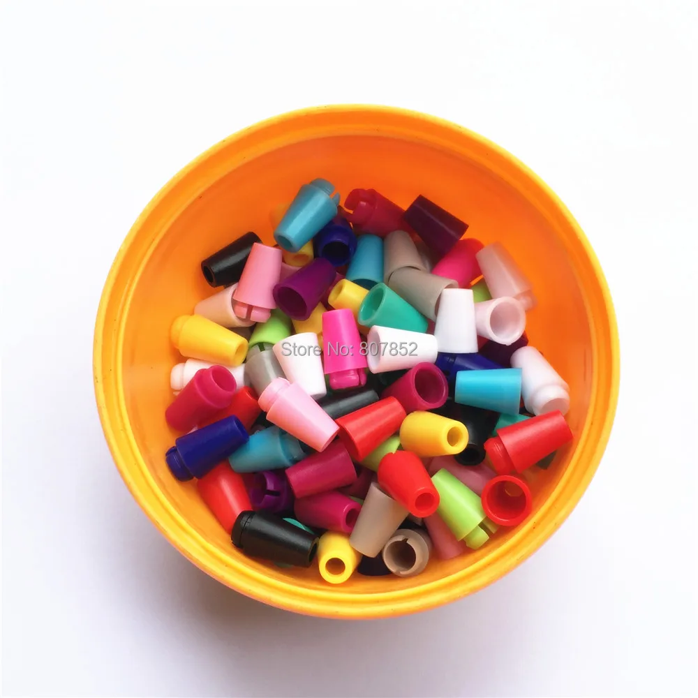100 шт DIY силиконовые Бусы для ожерелья отколовшихся пластиковых застежек