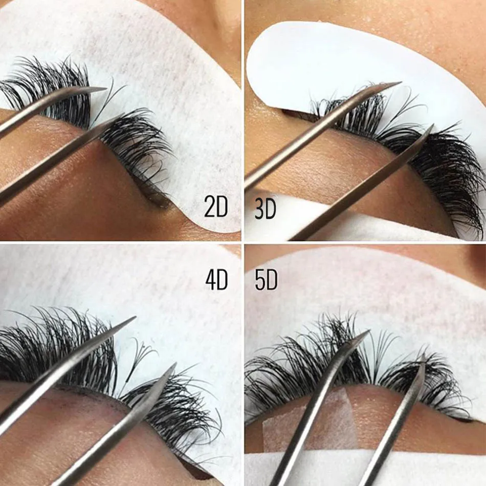 Накладные ресницы Fadvan легкие накладные для наращивания 0 05/0 07|volume eyelash extensions|individual